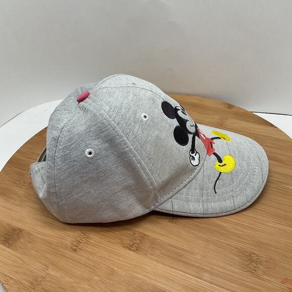 Mickey Mouse Gray Youth Adjustable Baseball Cap - Picture 6 of 10